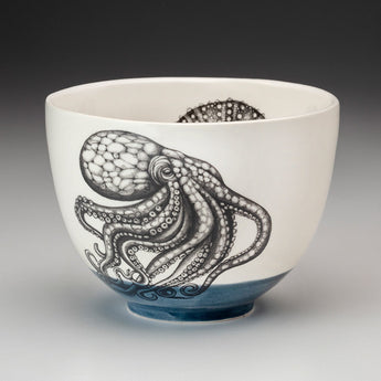 Laura Zindel Small Bowl • Octopus in Blue