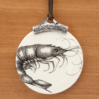 Laura Zindel Ornament •Shrimp