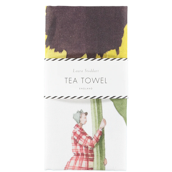 Hester & Cook In Bloom Pansy Tea Towel