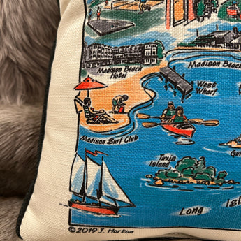 Little Birdie Custom Pillow Design • Madison, CT