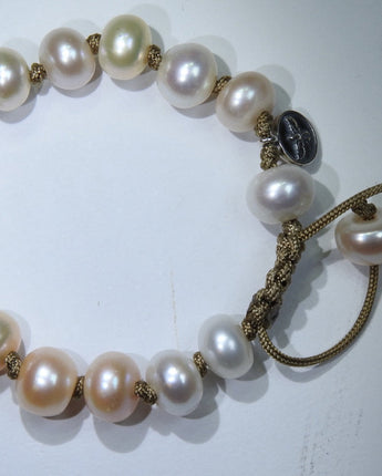 Pearl Bracelet - gold- trunk show