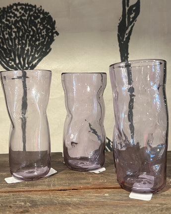 Vintage Handblown Murano Glass Tumblers