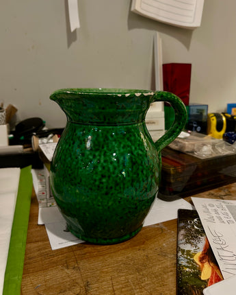 Green Glaze Vase - Vintage