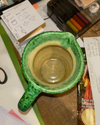 Green Glaze Vase - Vintage