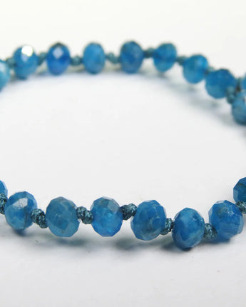 Apatite Bracelet - faceted-Trunk show