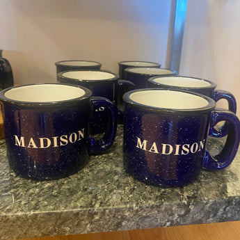 Town Pride "Madison" Engraved Ceramic Mug