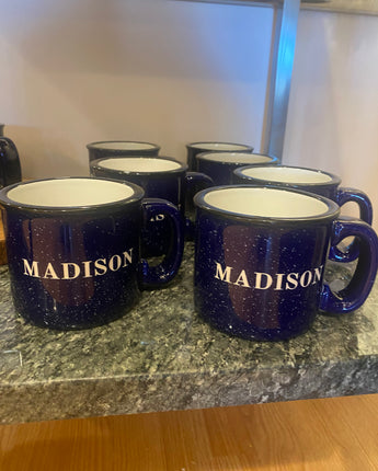 Town Pride "Madison" Engraved Ceramic Mug