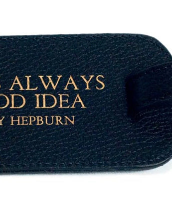 Leather Luggage Tag • Paris is Always a Good Idea