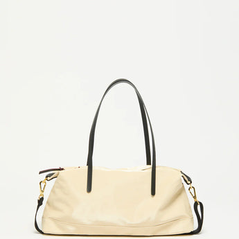 Jack Gomme Anais Coated Linen Baquette Bag