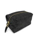 Kempton Leather Bonze Metalic Cosmetic Case