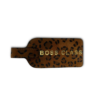 Kempton & Co. Leather Luggage Tag • Boss Class