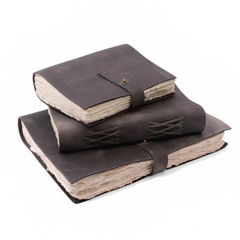 Sugarboo & Co. Small Oiled Leather Journal • Ash