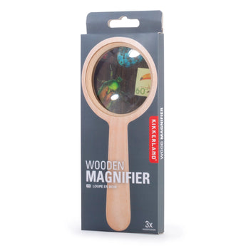 Kikkerland Wooden Magnifier