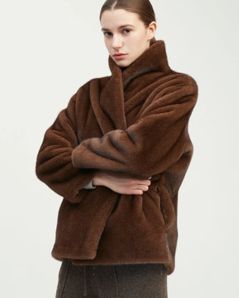 Louvre Shawl Fur Jacket