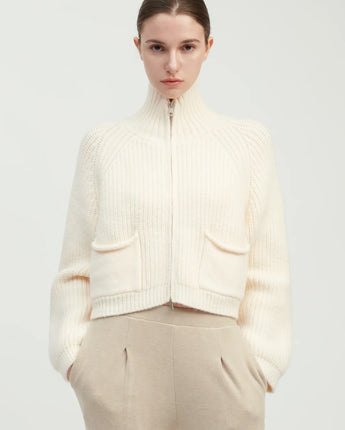 Pocket Detailed Crop Jacked