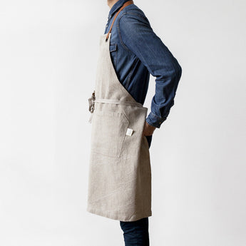 Linen Tales Natural Linen Luxury Apron