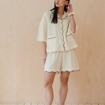 TBCo • Cotton Pyjamas in Buttermilk
