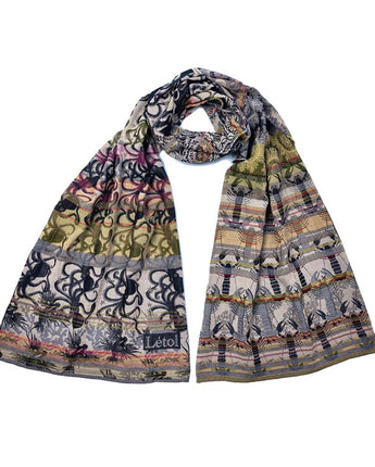 Létol Organic Cotton Scarf • Paul Nuit Coloree