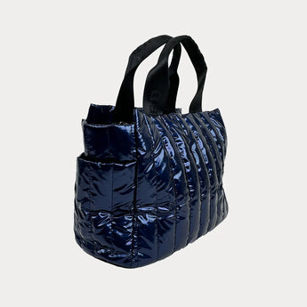 Ahdorned Rosie Quilted Nylon Tote • Navy