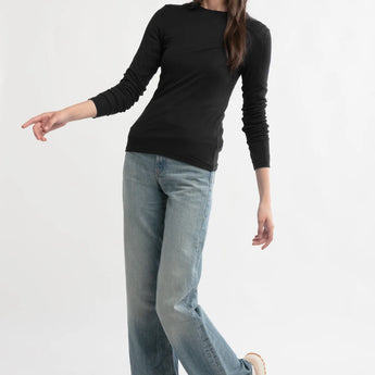Look By M Ultra Stretch Tencel Long Sleeve T-Shirt