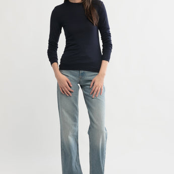 Look By M ULTRA STRETCH TENCEL LONG SLEEVE T-SHIRT