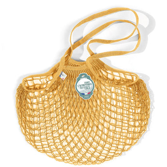 Filt Medium Net Shopping Bag • Gold