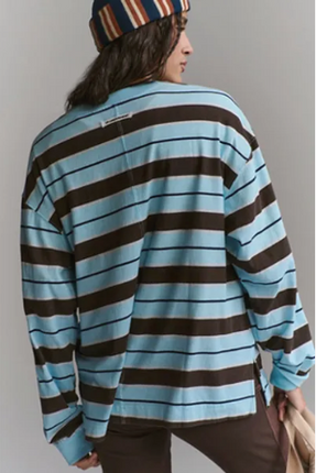 Hustle Striped Layer Top