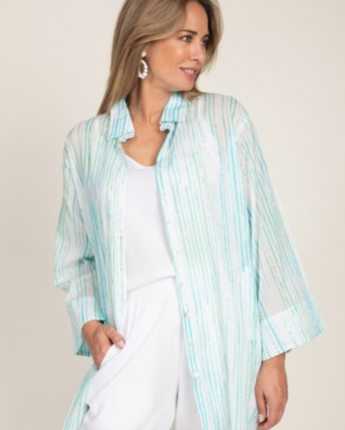 Cotton ample shirt