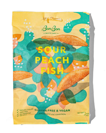Sour Peach Swedish Fish