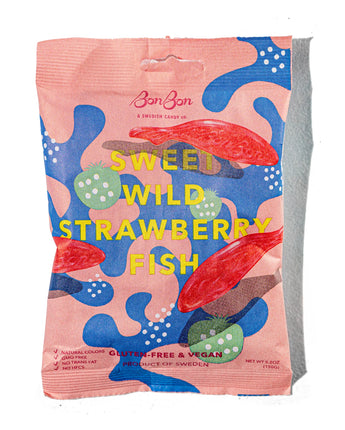 Sweet Wild Strawberry Swedish Fish