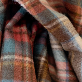 TBCO: Lambswool Blanket • Stewart Dress Antique Tartan