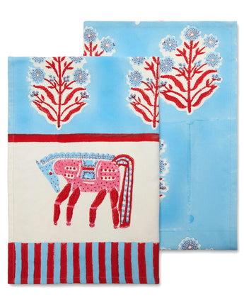 Set of 2 Tea Towels • Horse