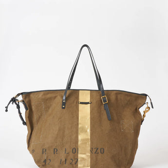 Kempton & Co. Gold Stripe Crossbody
