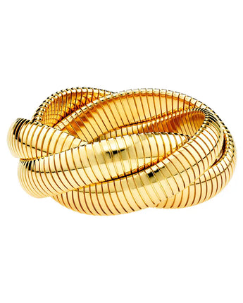 Triple Cobra Bracelet - 509 Gold
