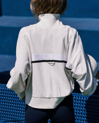 Free People Movement High Jump Zip Up • Ivory