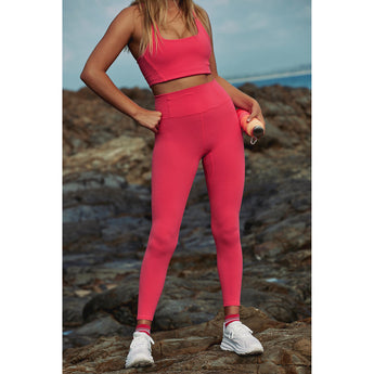 Free People Movement Never Better Leggings in Electric Sunset