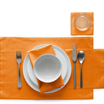 My Drap Orange Cotton Napkins