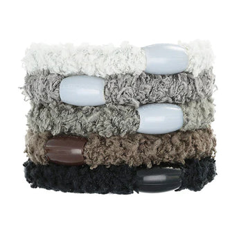 France Luxe • Cozy Pony 5-pack Ponytail Holders