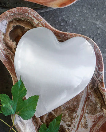 Selenite Heart