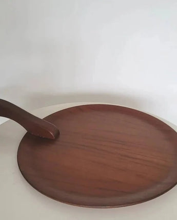 Brimfield Finds - Lunning inc teak wood serving tray