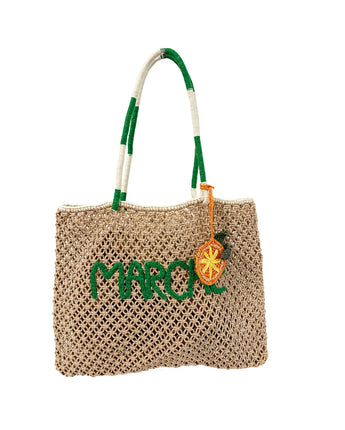 Marche Cotton Macrame Tote