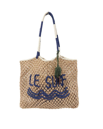 Le Surf Cotton Macrame Tote