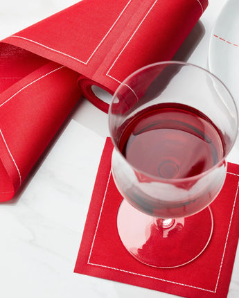Natural Recycled Cotton Cocktail Napkins