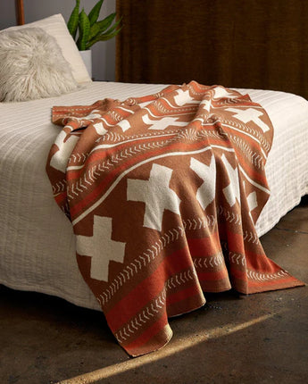 Sustainable Knit Throw Blanket