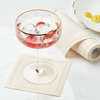 My Drap Natural Recycled Cotton Cocktail Napkins