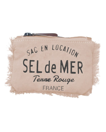 Terre Rouge "Sel de Mer" Cotton toiletries Bag