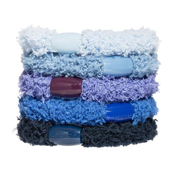 France Luxe • Cozy Pony 5-pack Ponytail Holders