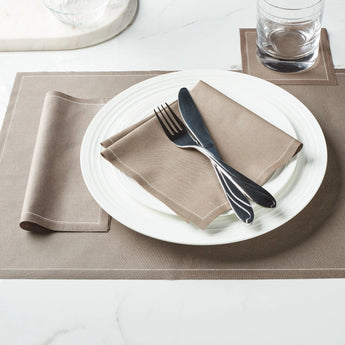 My Drap Natural Recycled Cotton Cocktail Napkins • Coffee