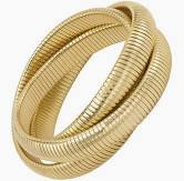Janis Savitt Triple Cobra Bracelet - 499 Gold