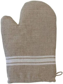 Thieffry Monogramme Linen Oven Mitt • 3 colors